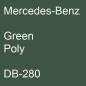 Preview: Mercedes-Benz, Green Poly, DB-280.